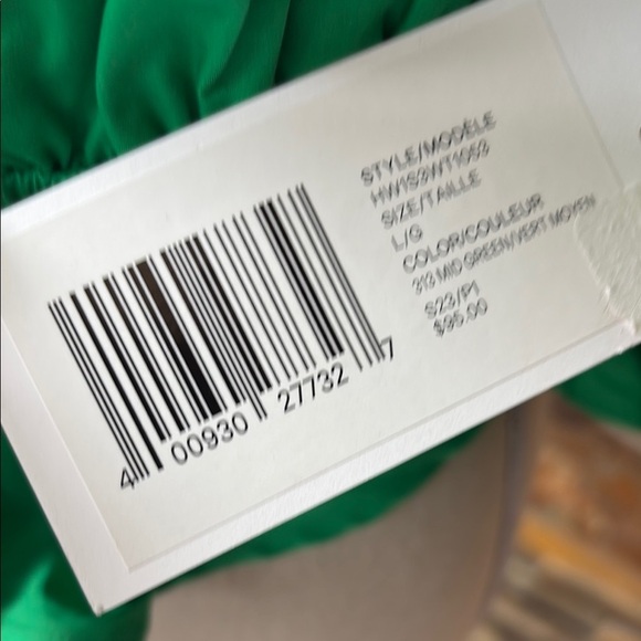 Hudson North Green Women's Peplum Top - Picture 4 of 6